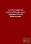 Verordnung über die Berufsausbildung zum/zur Fachangestellten für Bäderbetriebe