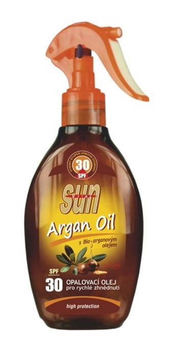 SUN Opalovací olej s arganovým olejem OF 30 rozprašovací 200ml