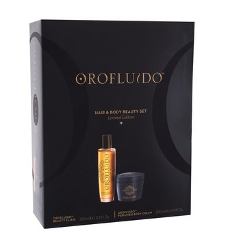 Orofluido Hair & Body Beauty Set tekuté zlato Beauty Elixir 100 ml + tělový krém Body Cream 200 ml