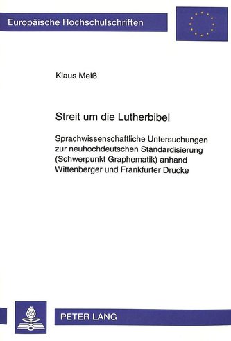 Streit um die Lutherbibel