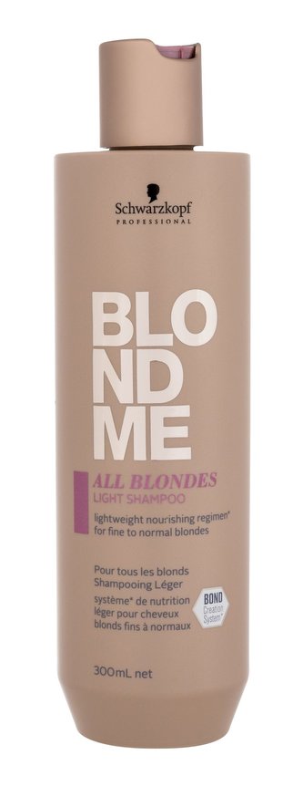 Schwarzkopf Professional Vyživující šampon pro jemné a normální blond vlasy Blondme All Blondes (Light Shampoo) Objem 300 ml woman