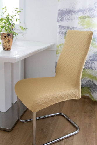 Potah na židli, béžová