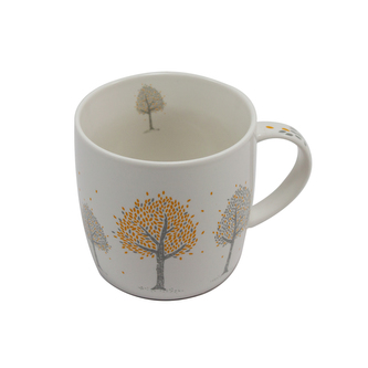 Porcelánový hrnek, 300 ml, Stromečky