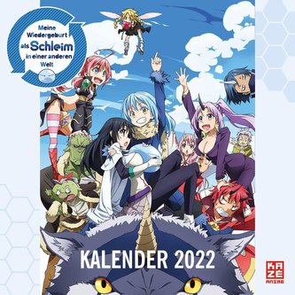 Meine Wiedergeburt als Schleim in einer anderen Welt - Wandkalender 2022