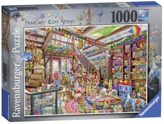 Ravensburger Puzzle - Fantasy obchod s hračkami 1000 dílků
