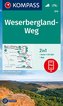 KOMPASS Wanderkarte Weserbergland-Weg 1:50 000