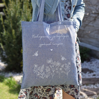 HOUSEDECOR Nákupní taška - Nakupování je terapie