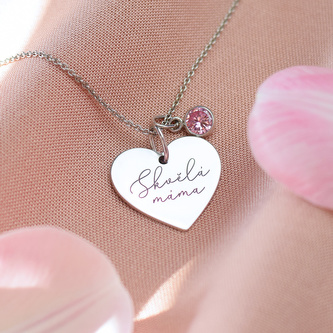 HOUSEDECOR Náhrdelník - Skvělá máma (stříbro Ag 925)