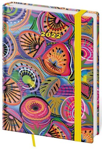 Diář 2022 Vario - Fruit s gumičkou, denní, B6 Diář 2022 Vario - Fruit s gumičkou, denní, B6