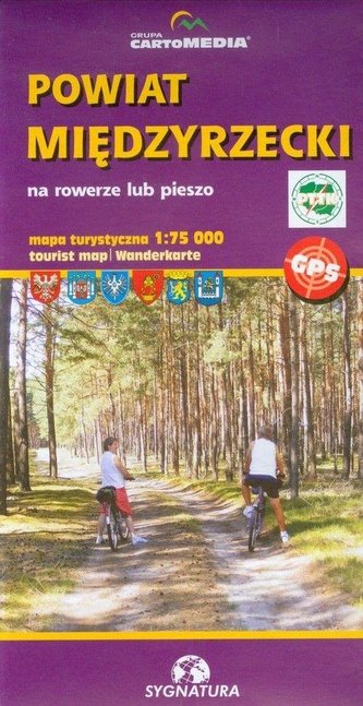 Mapa turystyczna - Powiat Międzyrzecki 1:75 000