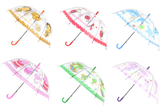 Deštník zvířátka vystřelovací - průhledný Deštník zvířátka vystřelovací - průhledný