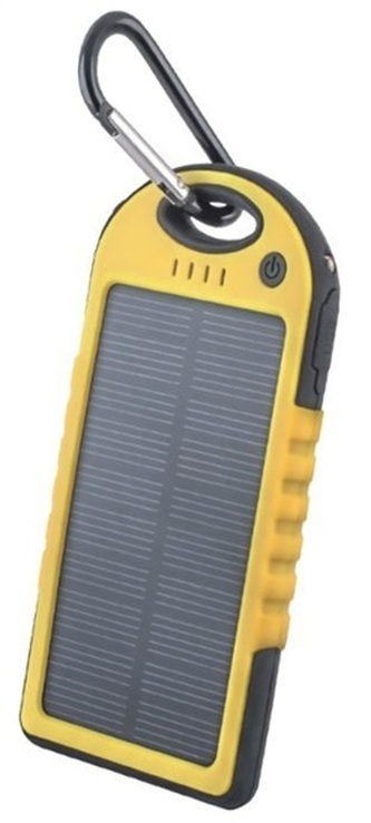 Setty solární power banka 5000mAh žlutá