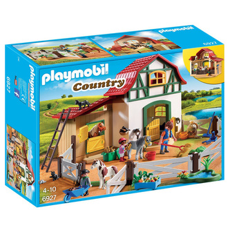 Farma s poníky Playmobil Jezdecký dvůr, 80 dílků