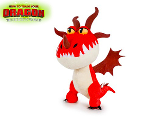 Jak vycvičit draka 3 - drak Tesák plyšový 26cm stojící 0m+