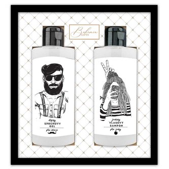 Bohemia Gifts Kosmetická sada pro zamilované – gel 200 ml a šampon 200 ml