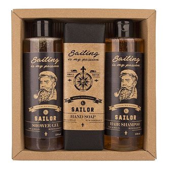 Bohemia Gifts Kosmetická sada Sailor – gel 250ml, mýdlo 145g a šampon 250ml Bohemia Gifts Kosmetická sada Sailor – gel 250ml, mýdlo 145g a šampon 250ml