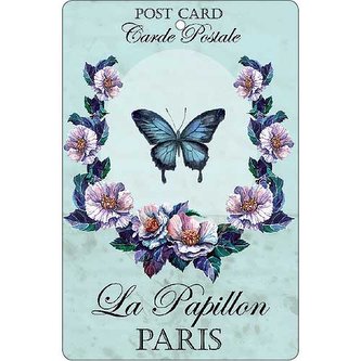 Bohemia Gifts Aromatická vonná karta 10,5 x 16 cm - motýl