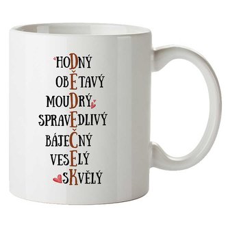 Bohemia Gifts Keramický hrnek 350 ml - dědeček