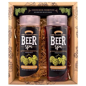 Bohemia Gifts Beer Spa pivní kosmetická sada – gel 250 ml a šampon 250 ml Bohemia Gifts Beer Spa pivní kosmetická sada – gel 250 ml a šampon 250 ml