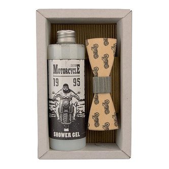 Bohemia Gifts Kosmetická sada pro muže - sprchový gel 250 ml a motýlek Motorkář Bohemia Gifts Kosmetická sada pro muže - sprchový gel 250 ml a motýlek Motorkář