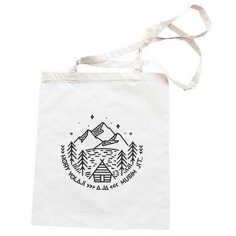 Bohemia Gifts Látková taška 40 x 33 cm - Hory volají