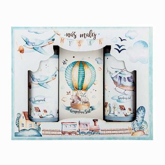 Bohemia Gifts Sada pro kluky gel 100ml, šampon 100ml a sůl 110g - myšák