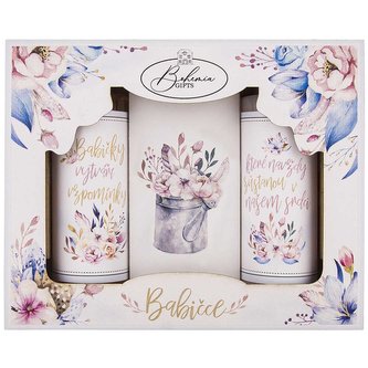Bohemia Gifts Kosmetická sada babičce – gel 100 ml, šampon 100 ml a sůl 100 g