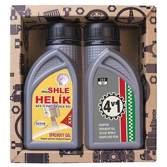 Dárková sada Industrial pro muže (gel + gel 4v1) Dárková sada Industrial pro muže (gel + gel 4v1)