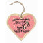 Bohemia Gifts Dřevěné srdce pro zamilované 12 cm - navždy spolu