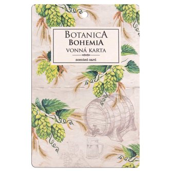 Bohemia Gifts Botanica vonná karta 10,5 x 16 cm - chmel
