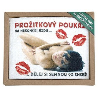 Bohemia Gifts Dárkový hadr na sváteční vytírání - prožitkový poukaz