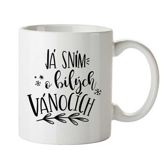 Bohemia Gifts Keramický hrnek 350 ml - sním o Vánocích