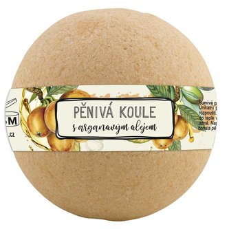 Bohemia Gifts Šumivá pěnivá koule do koupele 100 g - argan