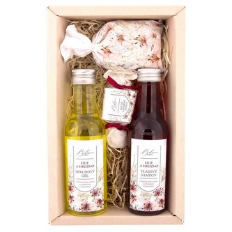 Bohemia Gifts Sada vinné kosmetiky – gel 200ml, šampon 200ml, mýdlo 30g a sůl 150g