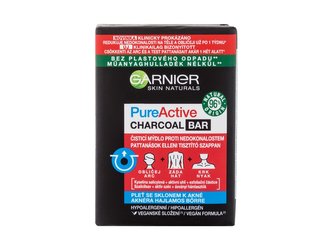 Garnier Čisticí mýdlo proti nedokonalostem pleti Pure Active (Charcoal Bar) 100 ml unisex