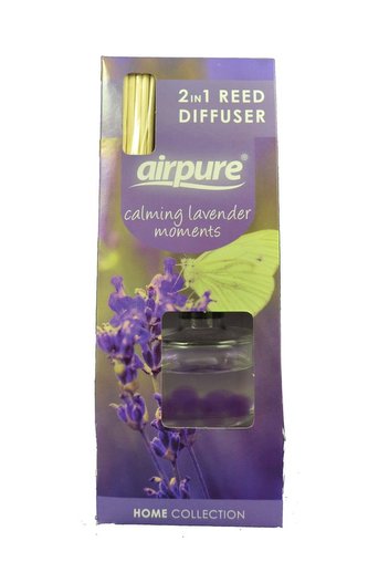Airpure - 2in1 Reed Diffuser Calming Lavender Moments 30ml
