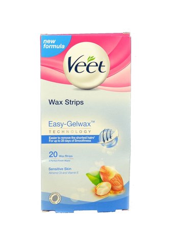 Veet Wax Strips Sensitive 20ks