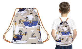 Sáček do školy - námořník - 30x40 cm