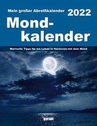 Mond 2022 Abreißkalender