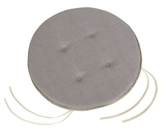 Sedák Adéla kulatý hladký - Uni tmavě režná - průměr 40 cm