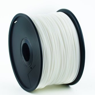 GEMBIRD 3D PLA plastové vlákno pro tiskárny, průměr 1,75 mm, 1kg, bílé