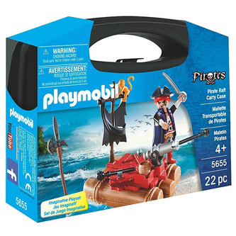 Pirát na voru Playmobil Piráti, 22 dílků