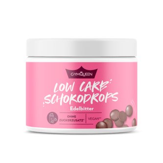 Low Carb Chocolate Drops - GYMQUEEN - 200 g