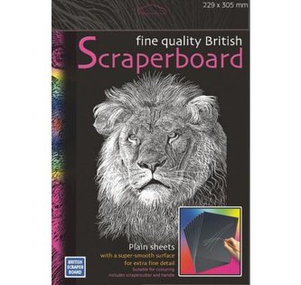 Essdee Prázdná škrabací folie se škrabáky 22,9 x 30,5 cm 10 ks Essdee Prázdná škrabací folie se škrabáky 22,9 x 30,5 cm 10 ks