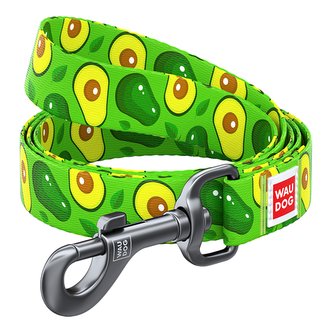 Vodítko nylonové Waudog Avokádo (122cm/1,0cm)
