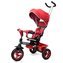 Dětská tříkolka Baby Mix RIDER 360° bordó