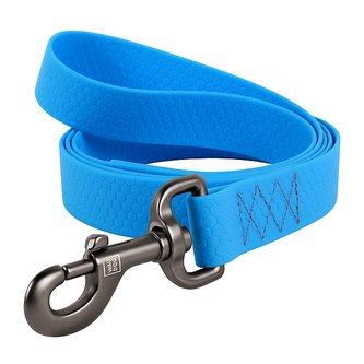 Vodítko voděodolné Waudog Collartex modré (122cm/2,5cm)