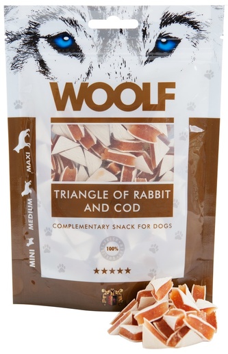 Woolf Triangle of Rabbit and Cod 100g