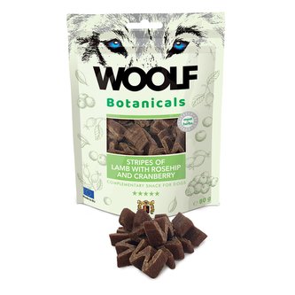 Woolf Botanicals Jehněčí s šípky a brusinkami 80g