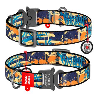 Obojek nylonový Waudog DC Batman jeans Fastex QR (23-35cm/1,5cm) Obojek nylonový Waudog DC Batman jeans Fastex QR (23-35cm/1,5cm)